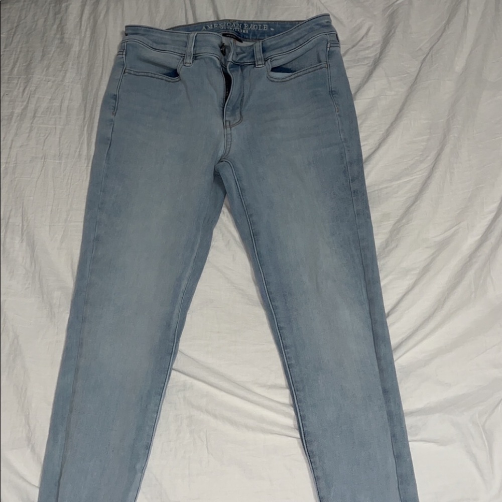 skinny light jeans